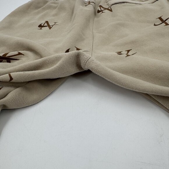 Nike Sports Club Fleece Joggers Mens Medium Logo‎ Print Tan Brown DV9611-206 - Picture 5 of 12